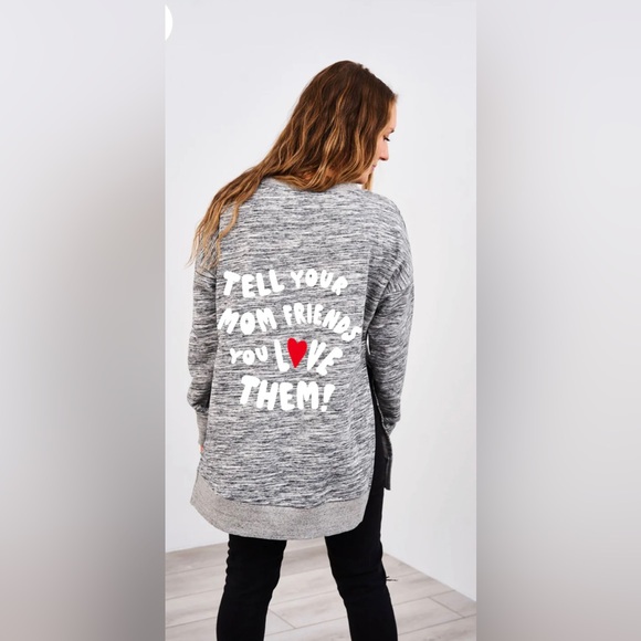 Latched Mama Deluxe Crewneck Nursing Maternity Sweater - XS/S - Picture 2 of 10